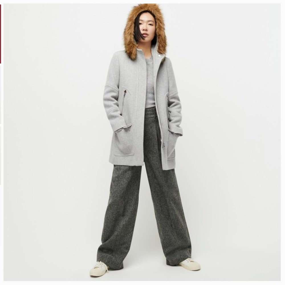 Chateau parka in Italian stadium-cloth wool